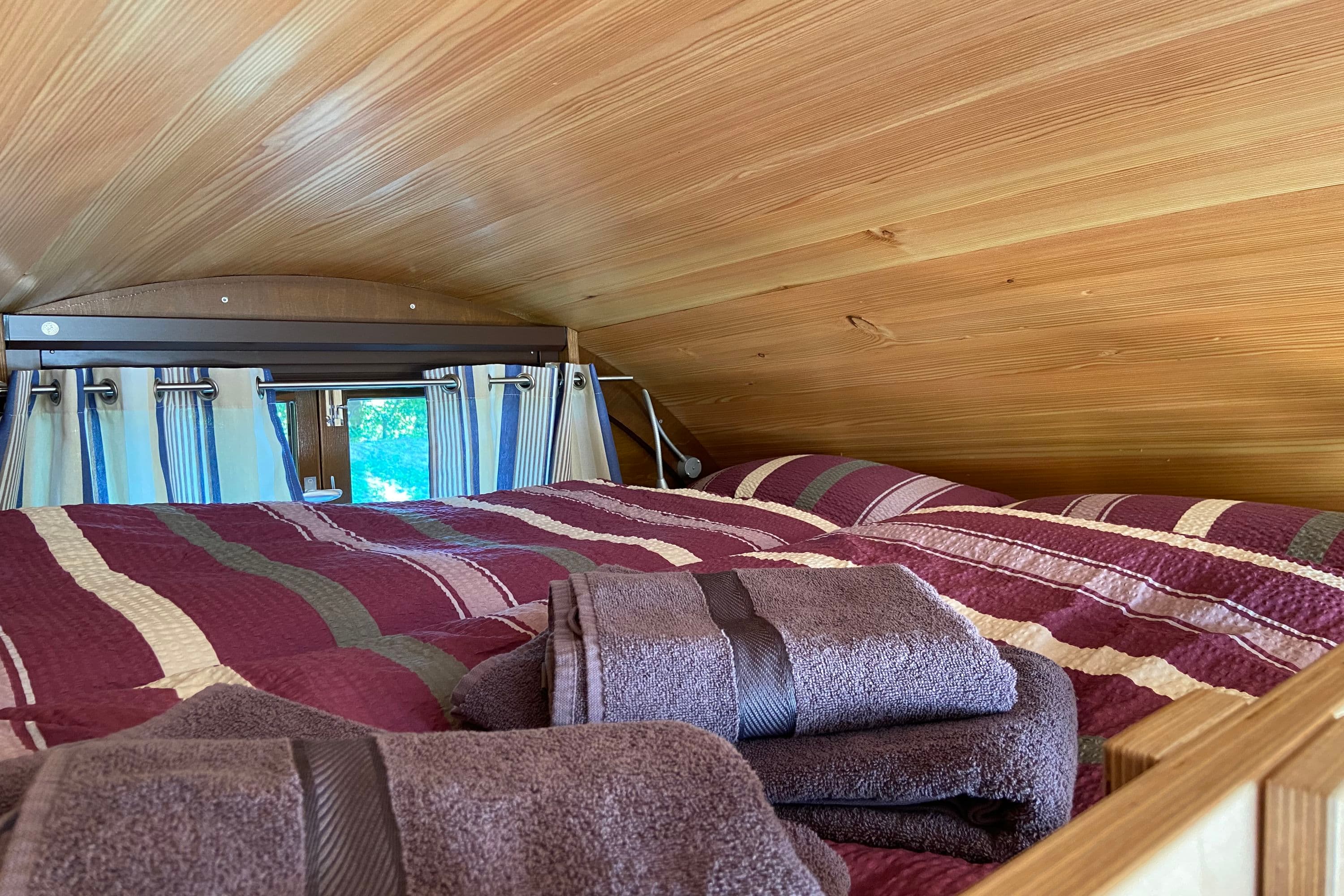 Familienfass Schlafplatz oben bei Meyerhöms in Hermannsburg