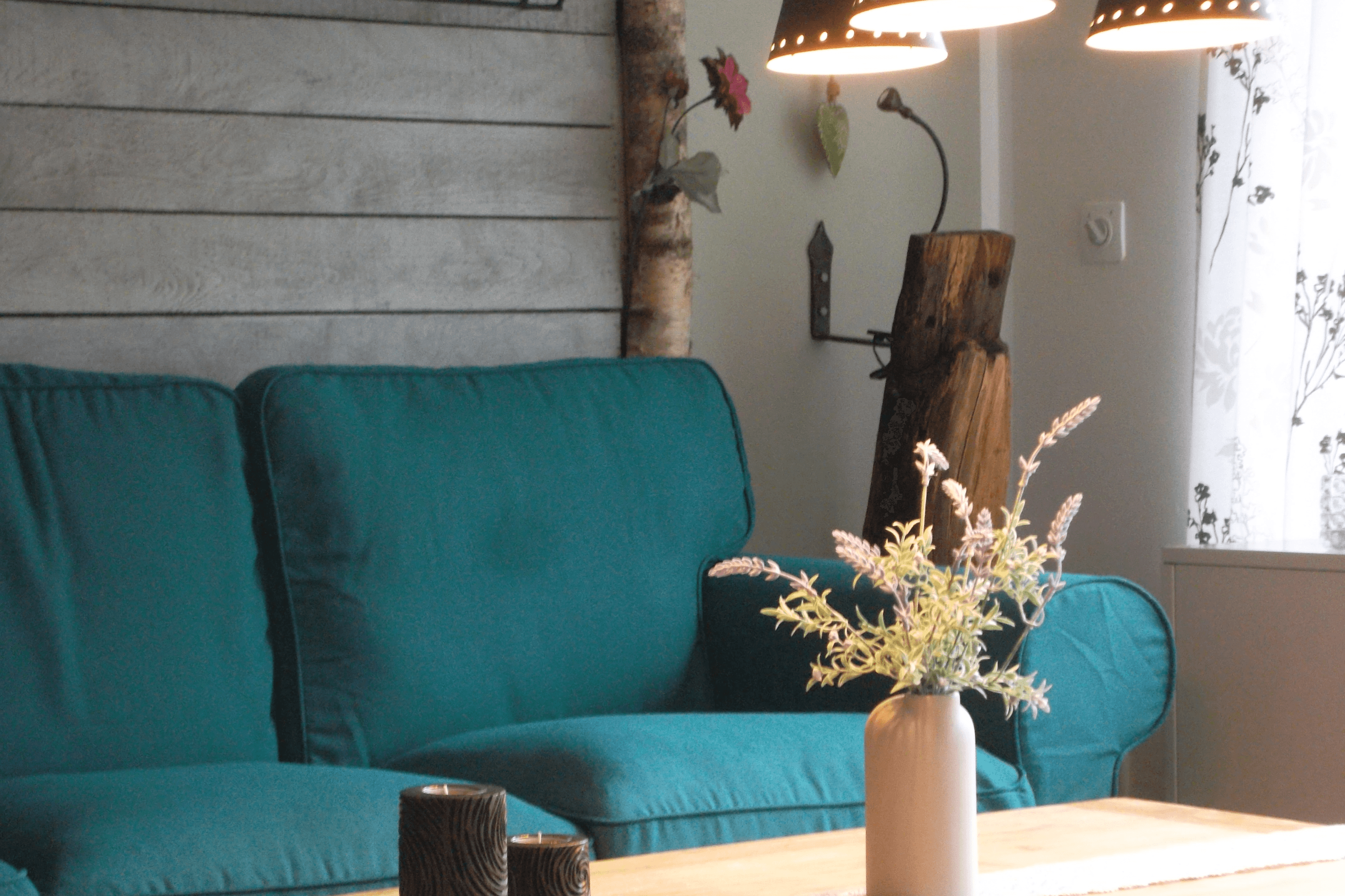 Wohnzimmer in dem Ferienhaus Heimelig Müden Örtze