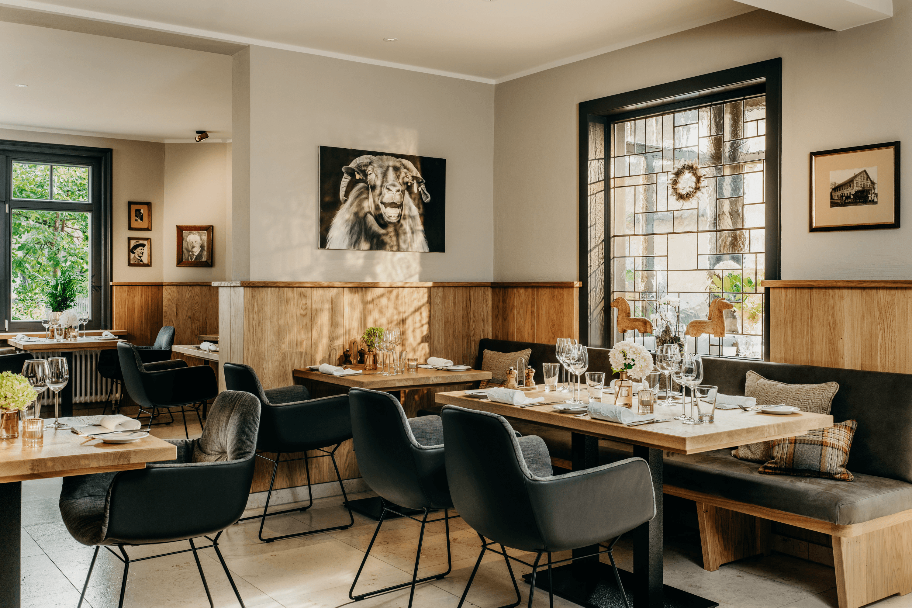 Restaurant in Niemeyers Romantik Posthotel Müden Örtze