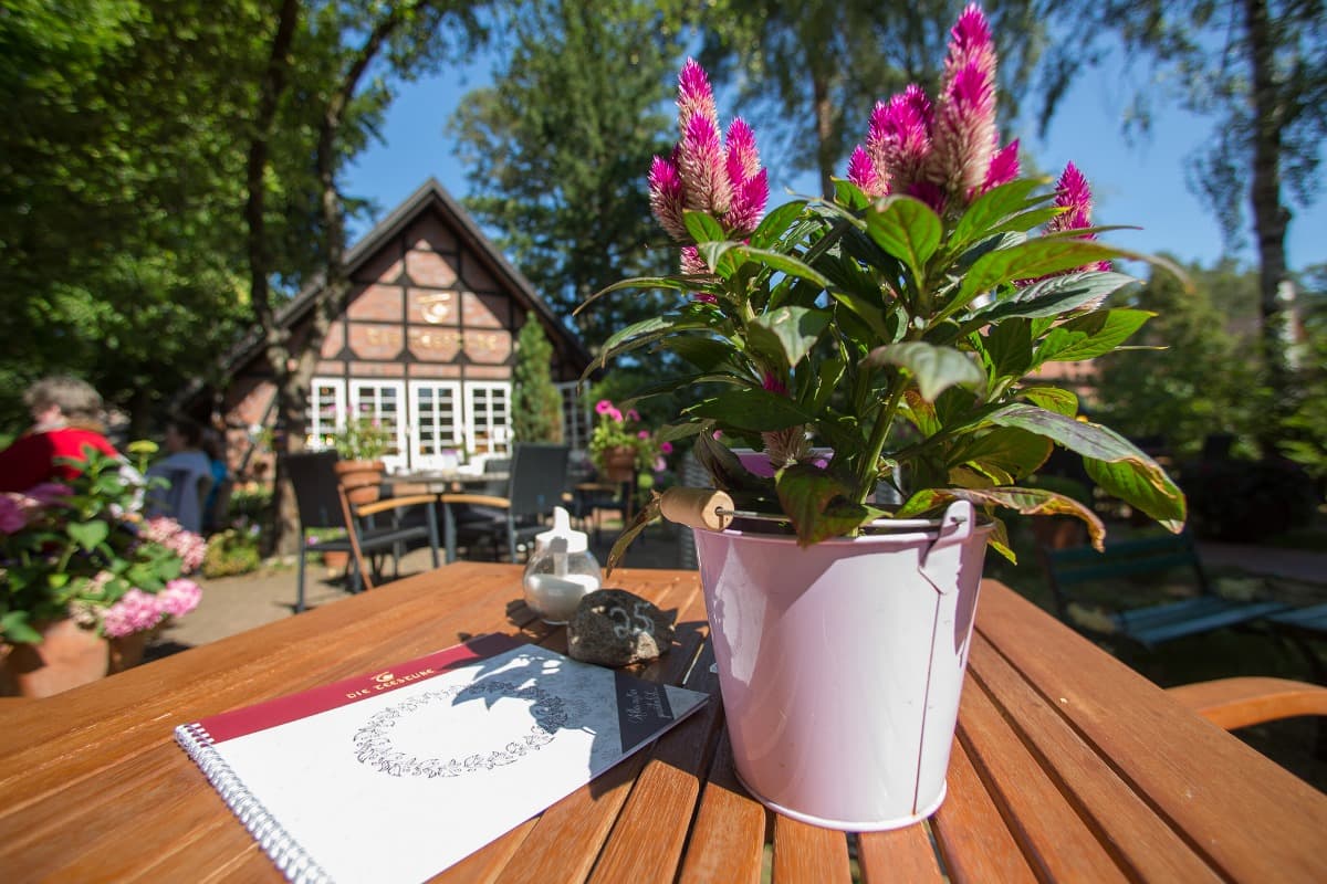 Teestube Undeloh draussen