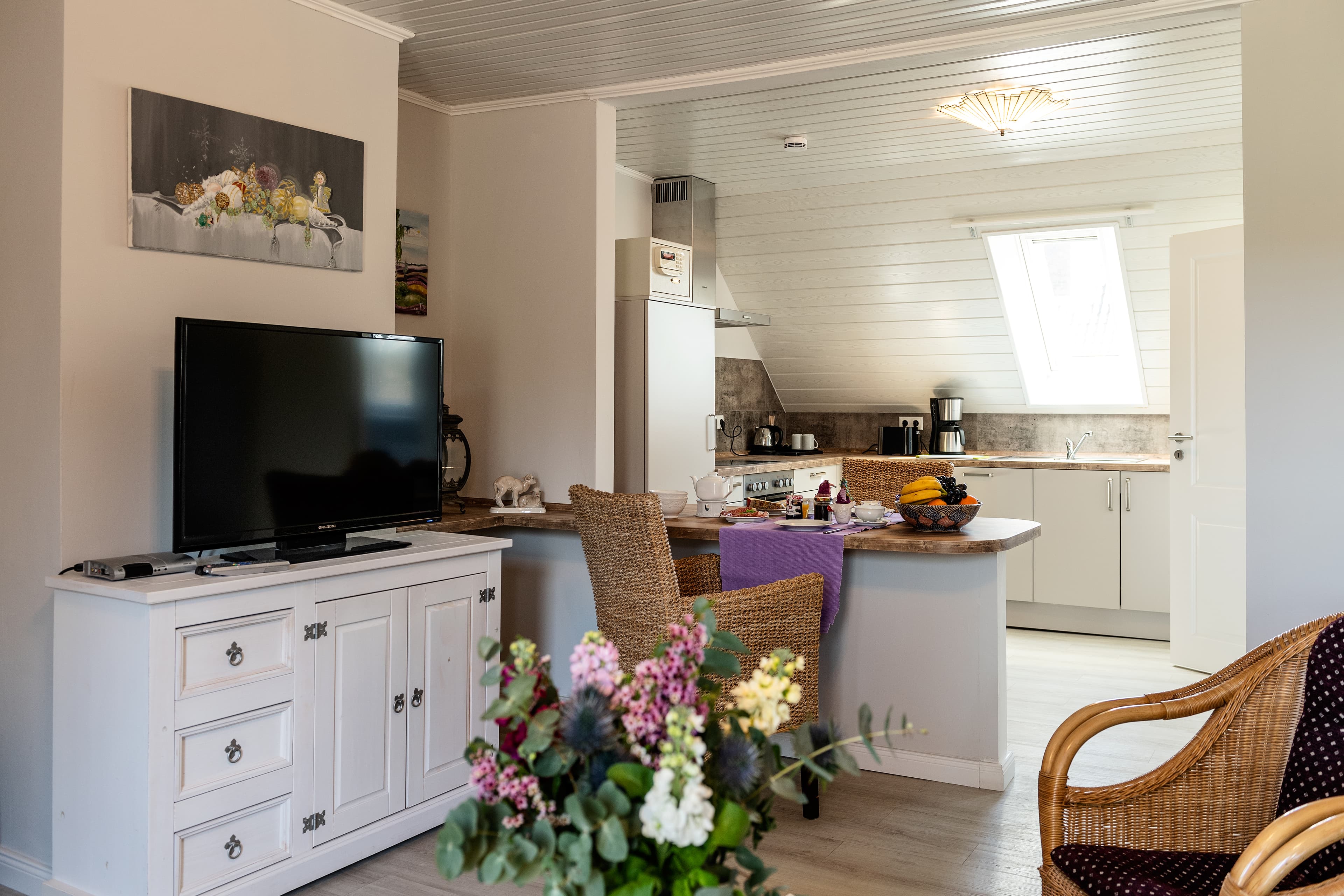 Küche in dem Landhaus Calluna in Undeloh