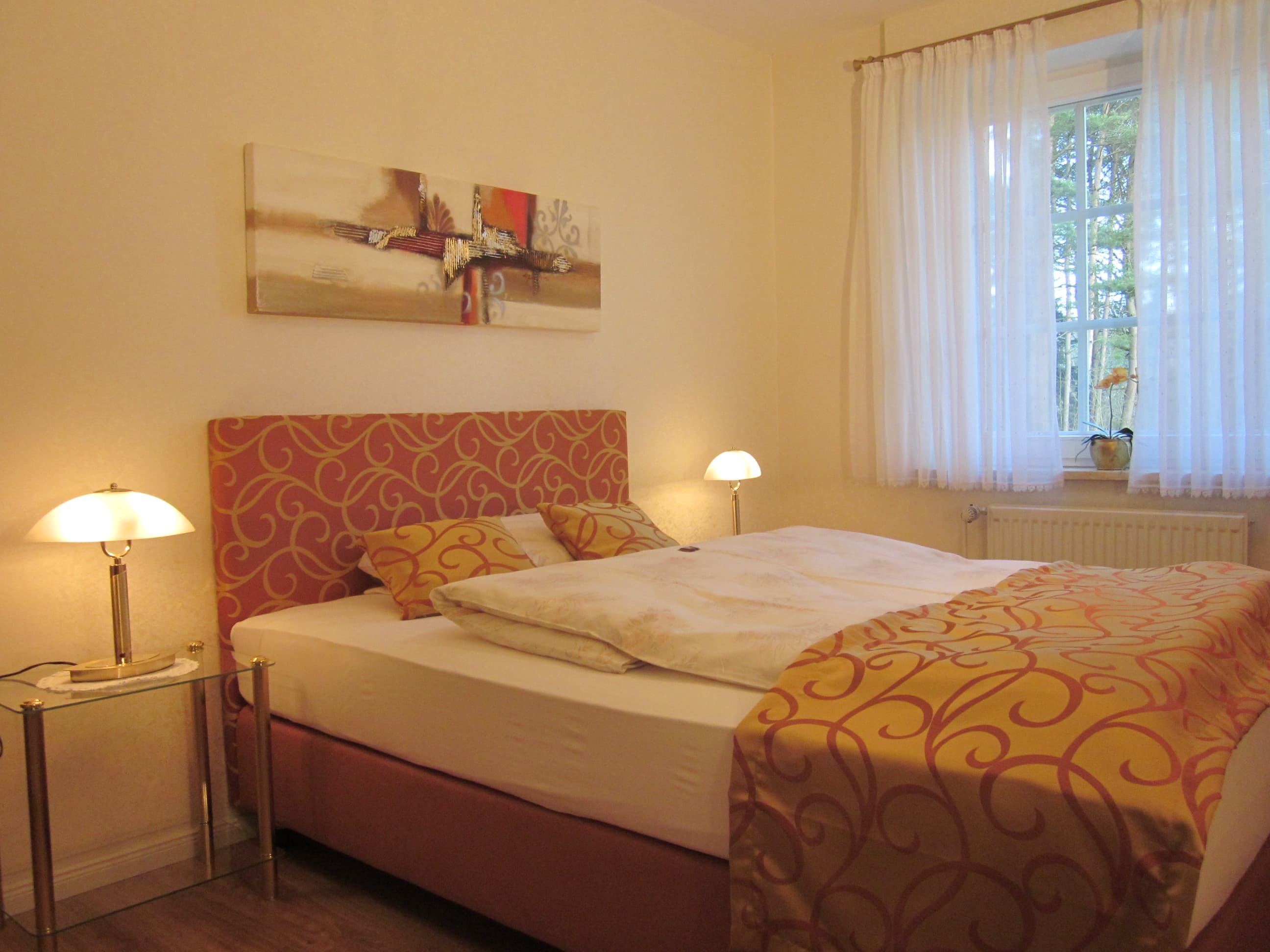 Schlafzimmer 2 FW rechts in der Ferienwohnung Landhaus Gartenstraße in Bispingen