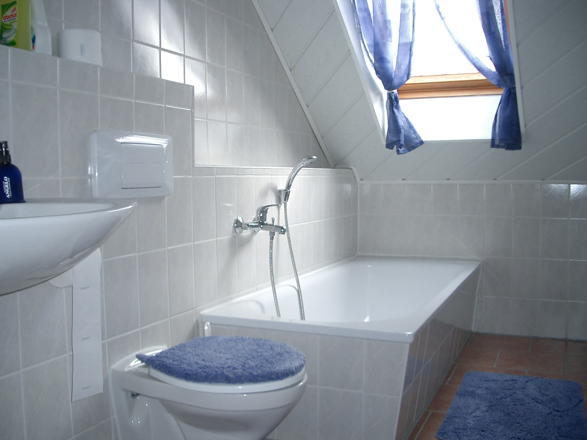 Badezimmer in dem Appartement der Ferienwohnungen Susanne Rohde in Bispingen