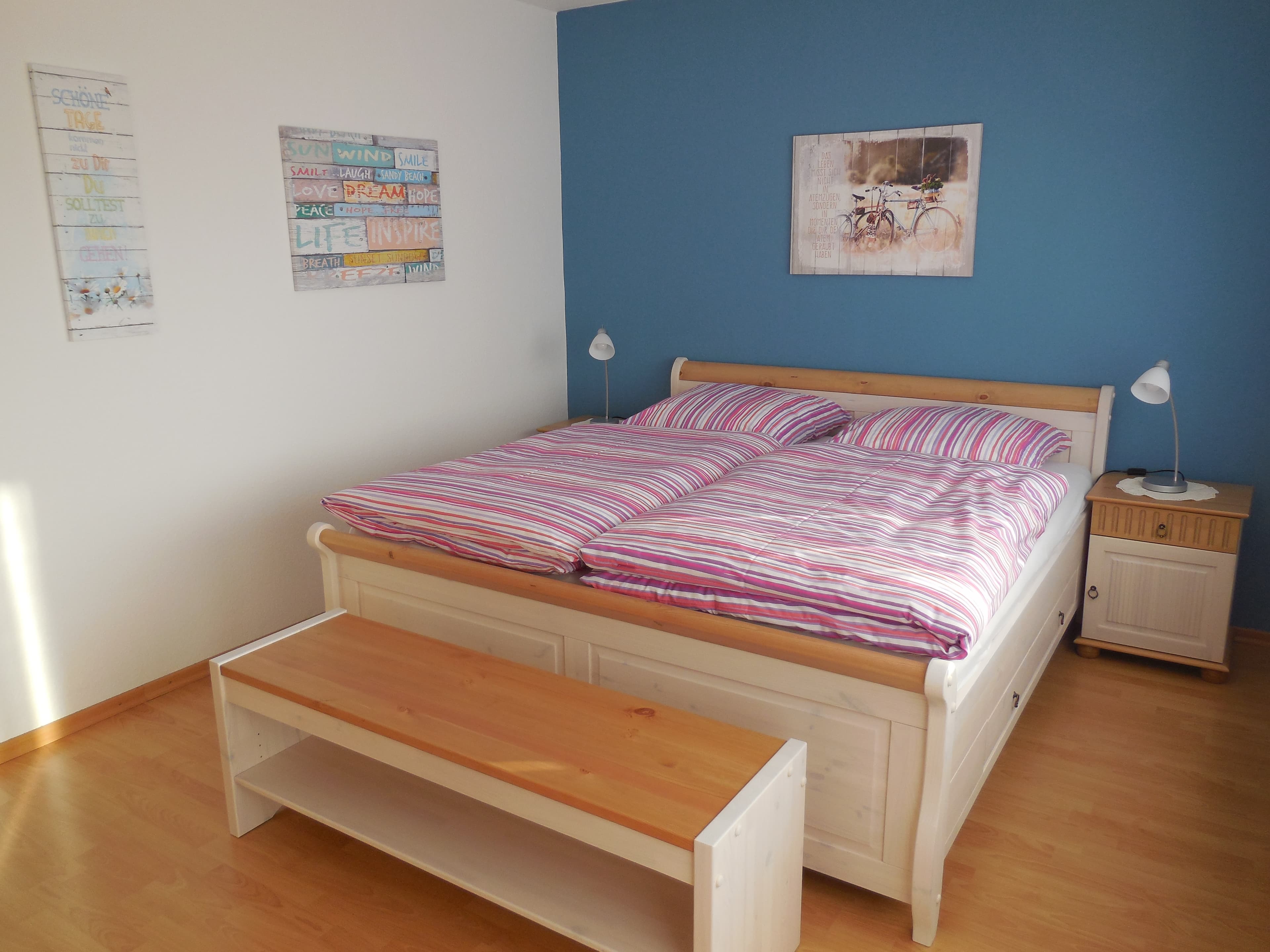 Schlafzimmer 2 in der Ferienwohnung Sorge in Bispingen