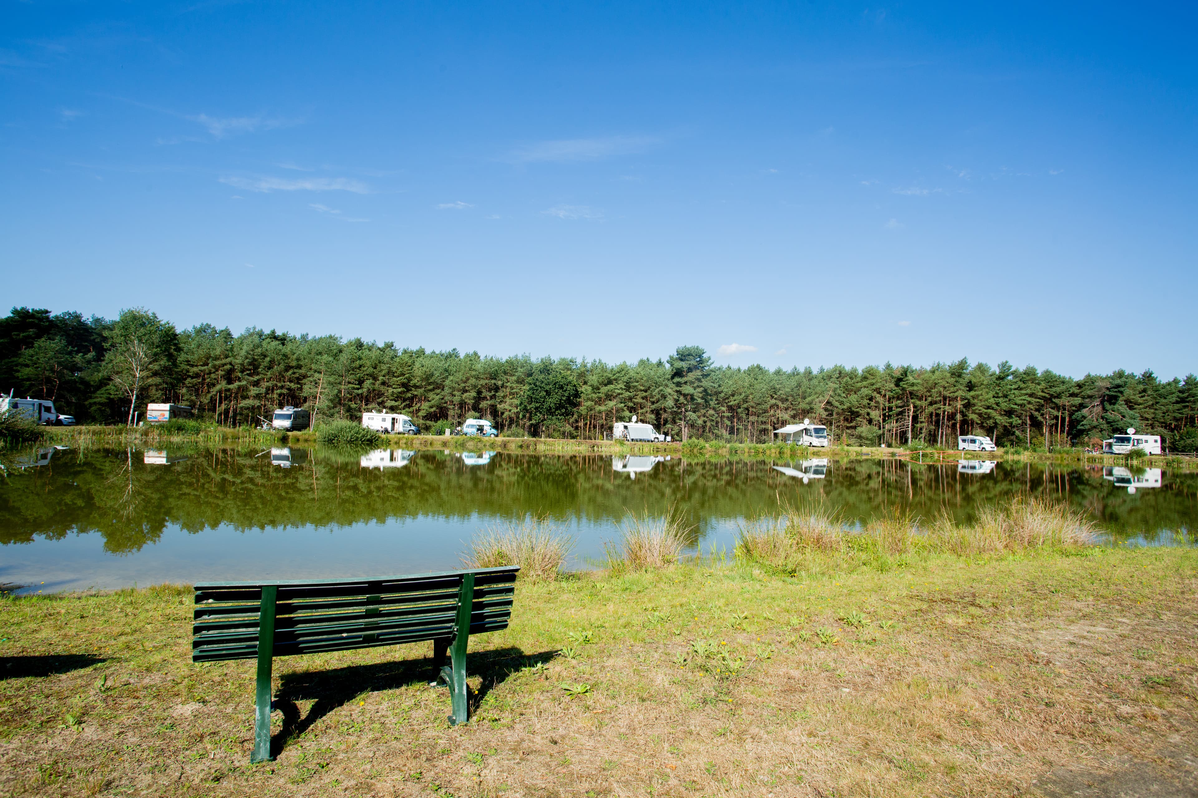 Badesee des Naturcamping Lüneburger Heide in Soltau