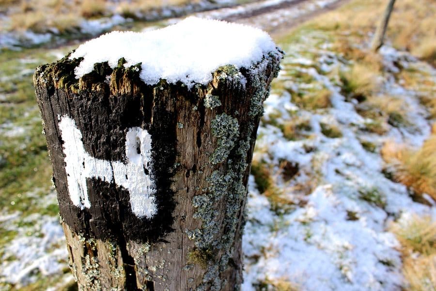 Winter auf dem Heidschnuckenweg