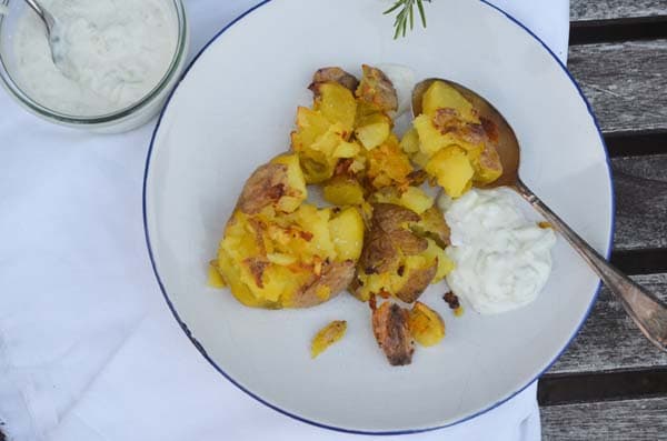 Ofenkartoffel auf Teller